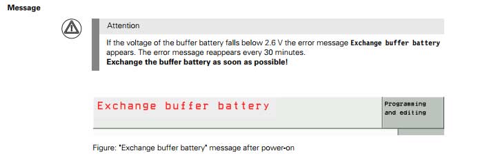 exchange buffer battery