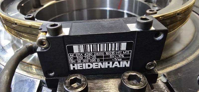 A photo of the old, failed reader head including all the information on the ID label that EEC would need to quote for