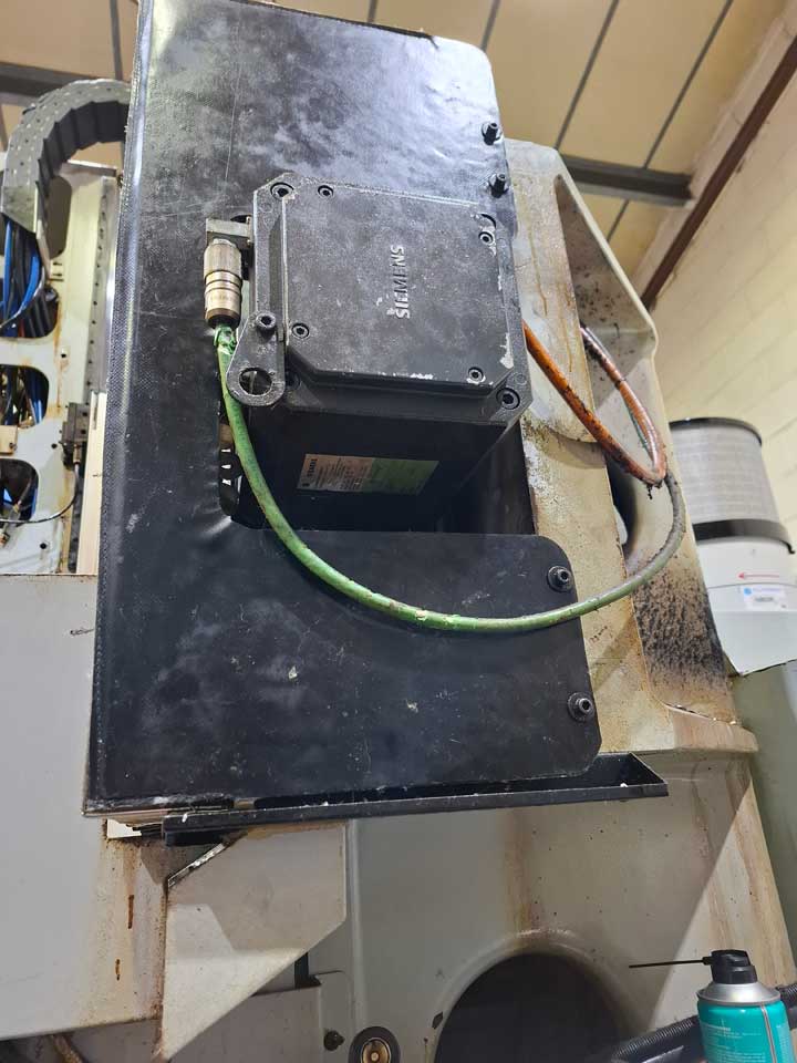 Rotting Siemens Y axis motor encoder cable.