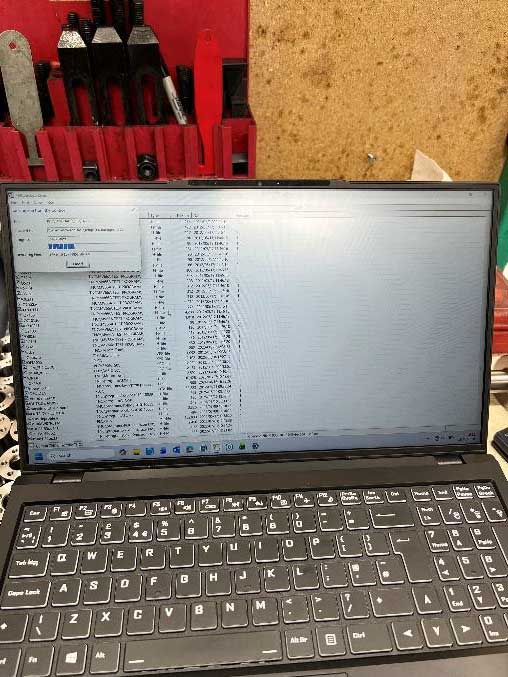 EEC carrying out a full machine backup in case of data loss