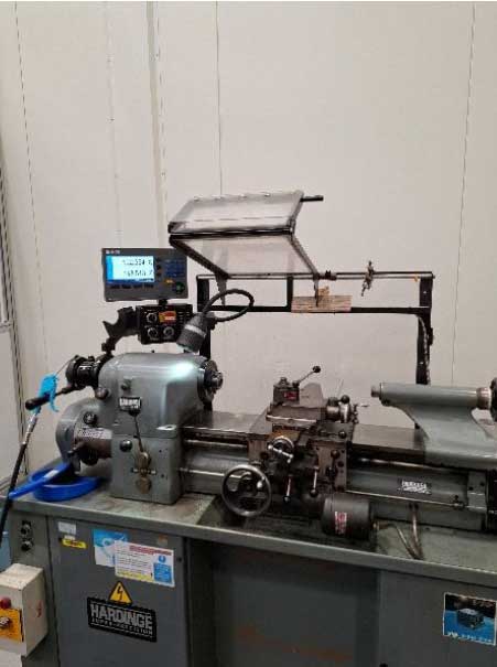 2 axis Acu-Rite system fitted to the Hardinge HLV-H lathe.