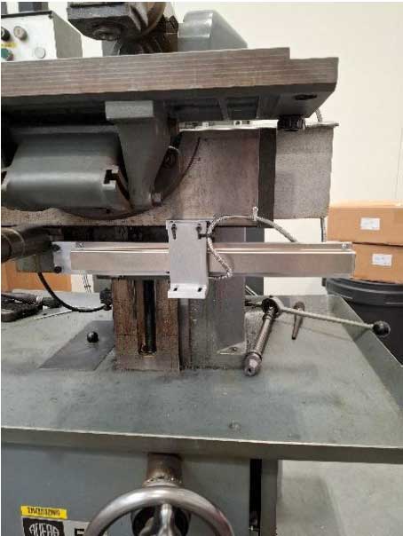 X axis installation on Aciera mill.